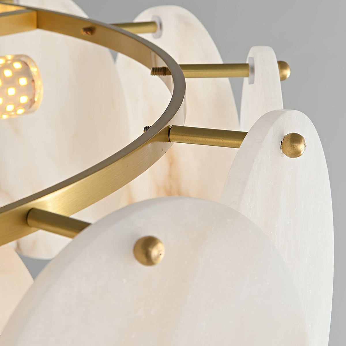 Scale Stone Chandelier