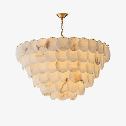 Scale Stone Chandelier
