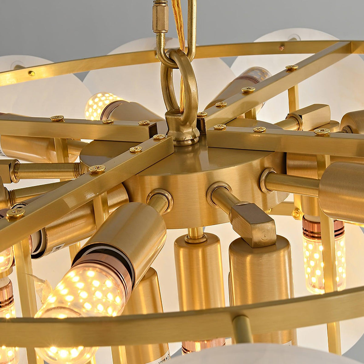 Scale Stone Chandelier