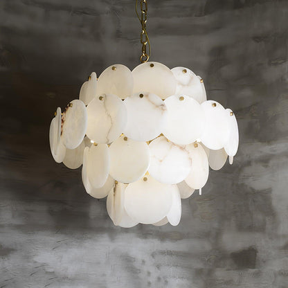 Scale Stone Chandelier