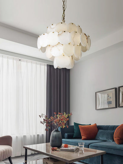 Scale Stone Chandelier