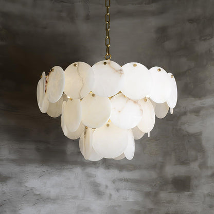 Scale Stone Chandelier