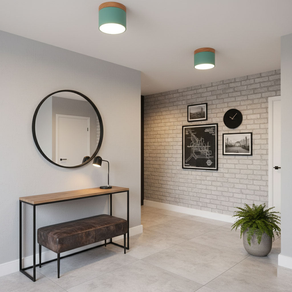Ember Cylinder Ceiling Light