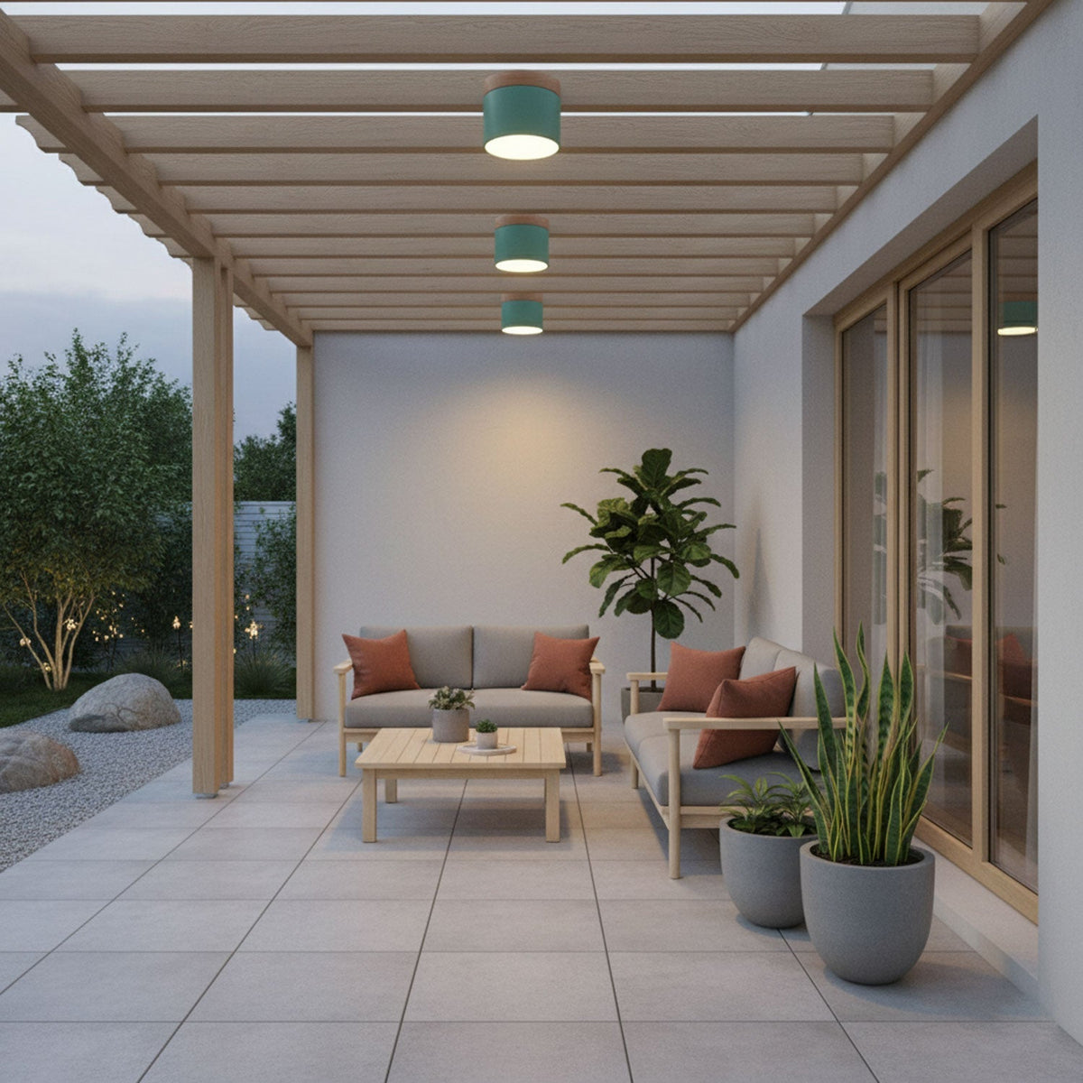 Ember Cylinder Ceiling Light