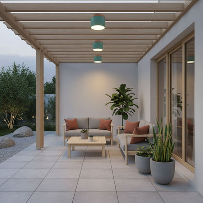 Ember Cylinder Ceiling Light