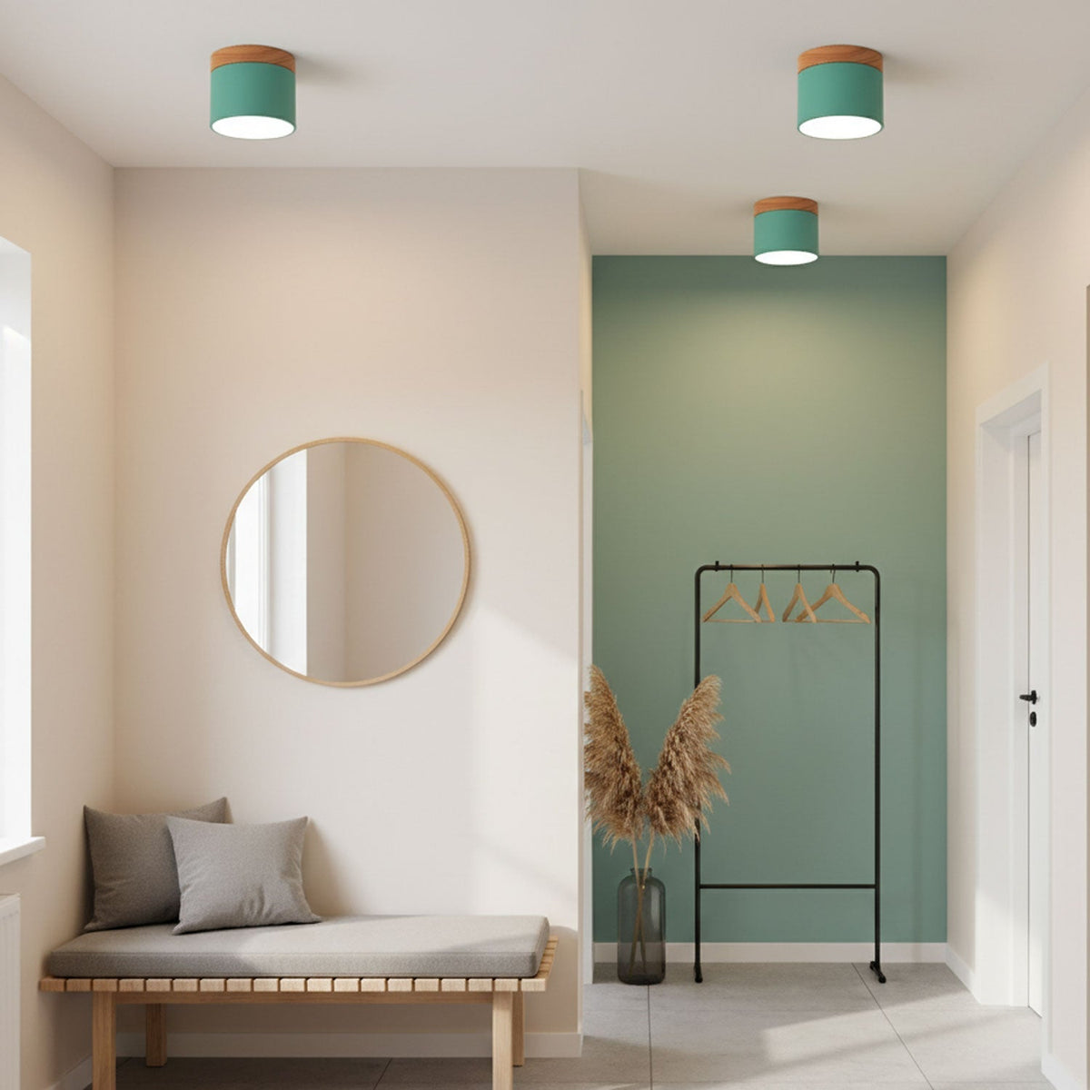 Ember Cylinder Ceiling Light