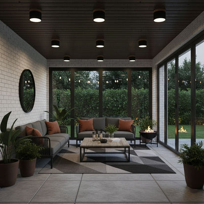 Ember Cylinder Ceiling Light