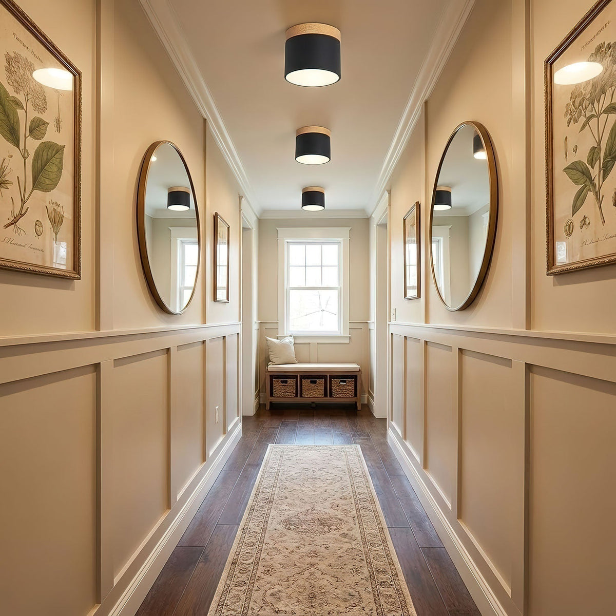 Ember Cylinder Ceiling Light