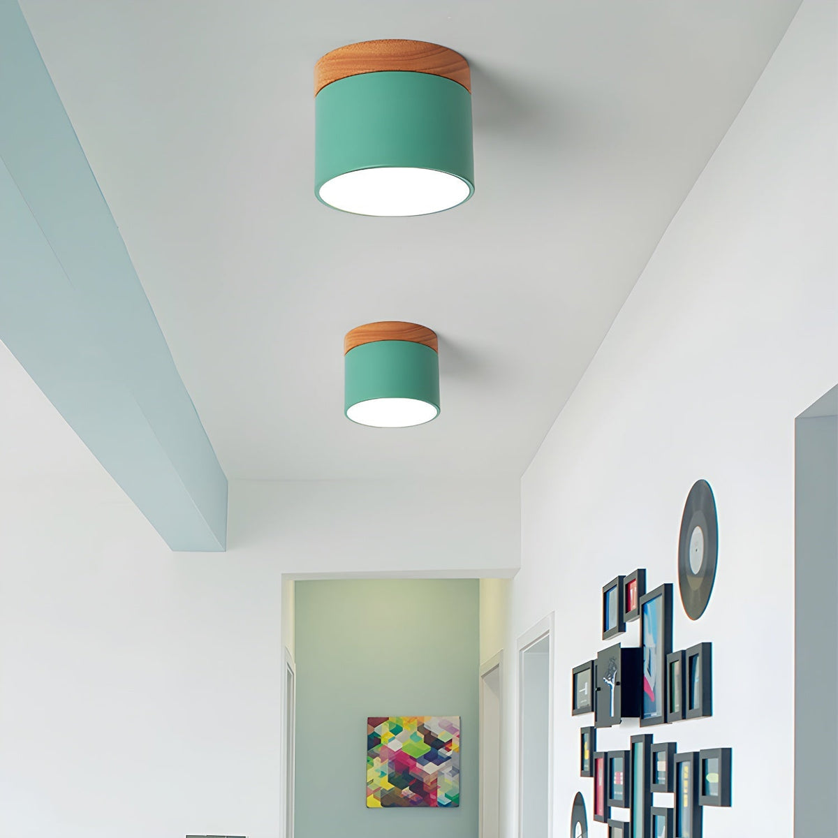 Ember Cylinder Ceiling Light
