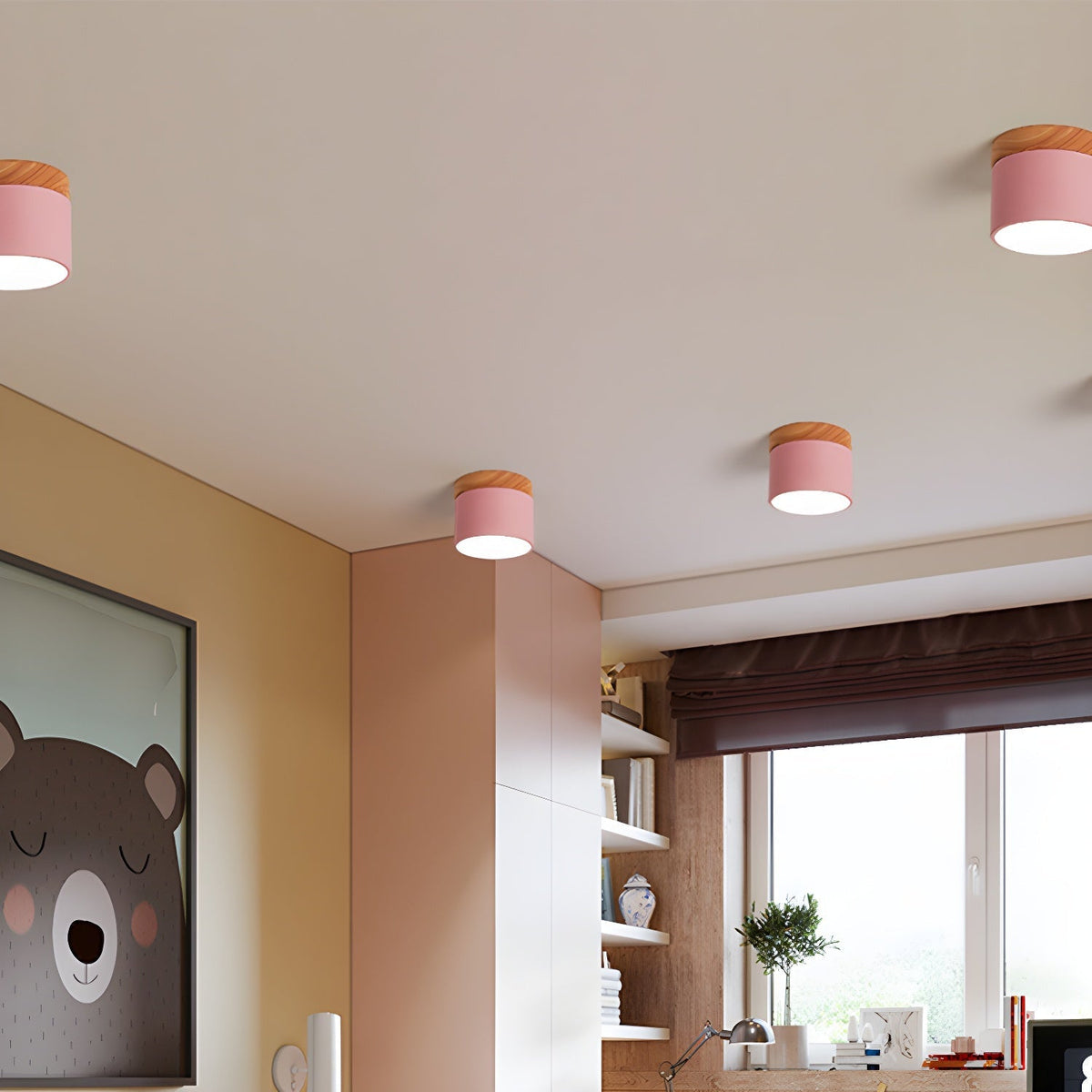 Ember Cylinder Ceiling Light