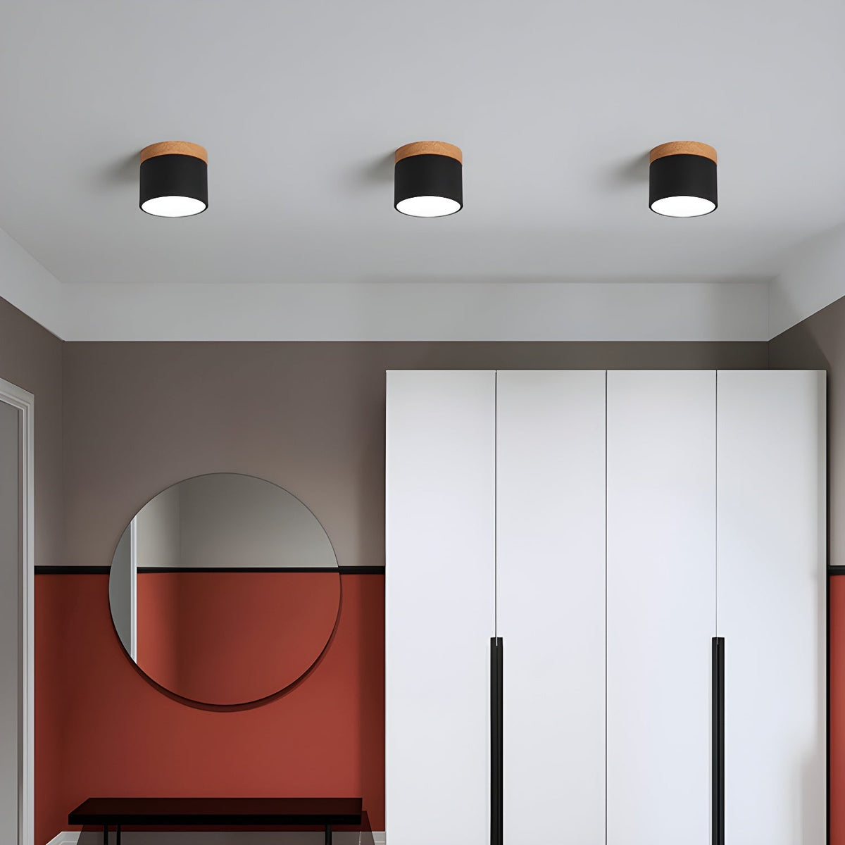 Ember Cylinder Ceiling Light