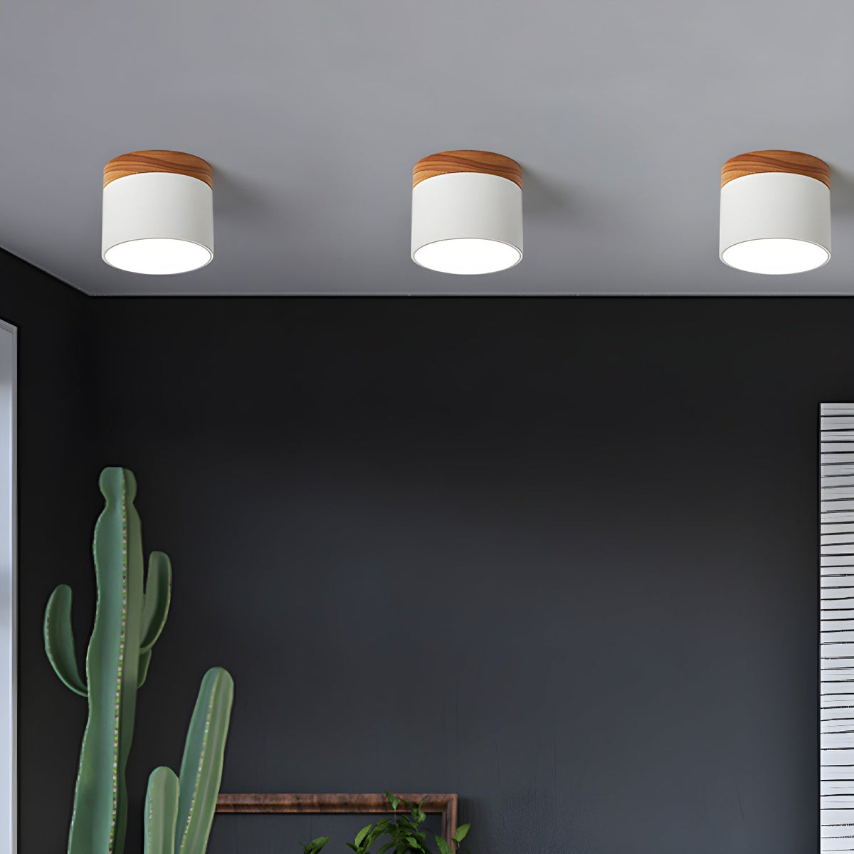 Ember Cylinder Ceiling Light
