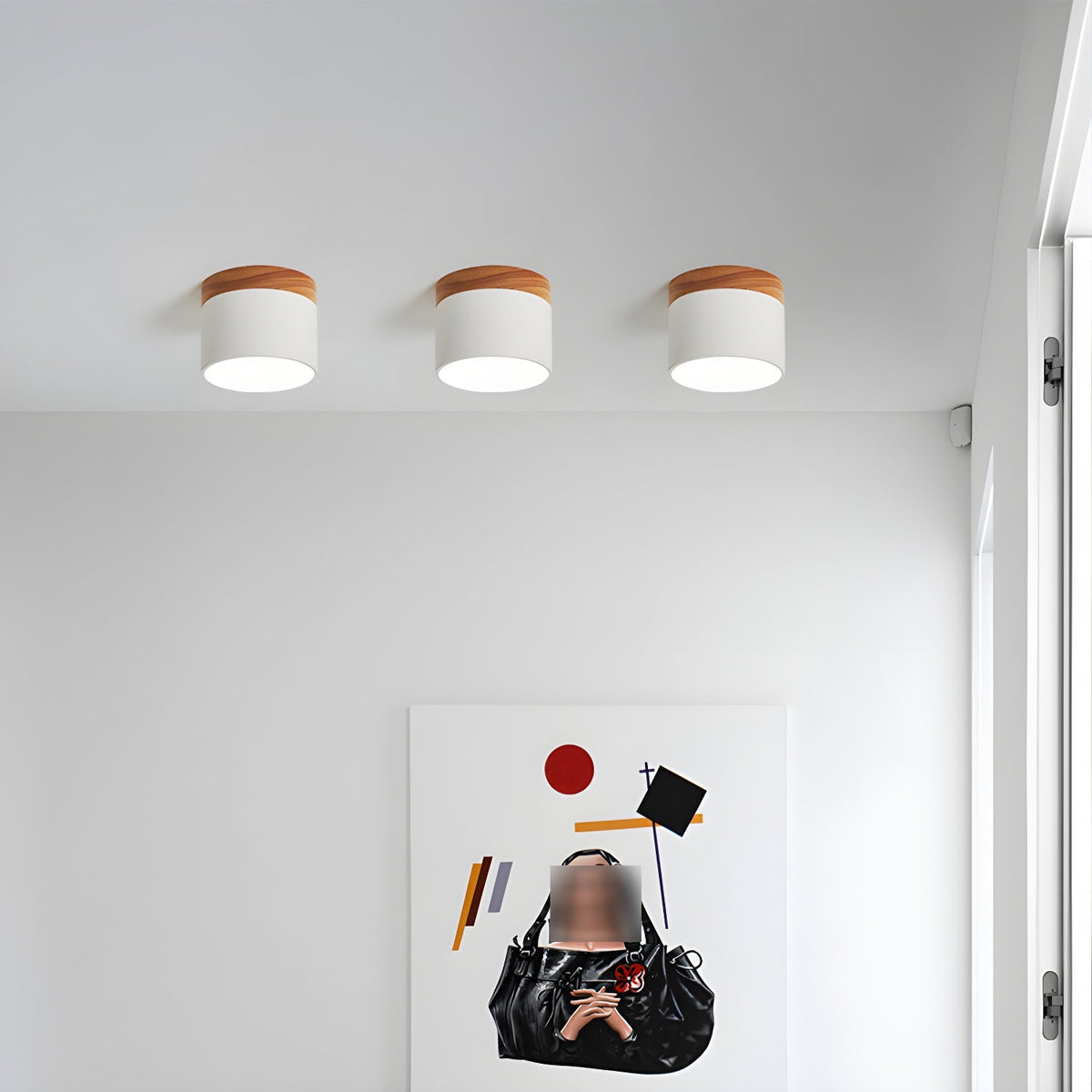 Ember Cylinder Ceiling Light