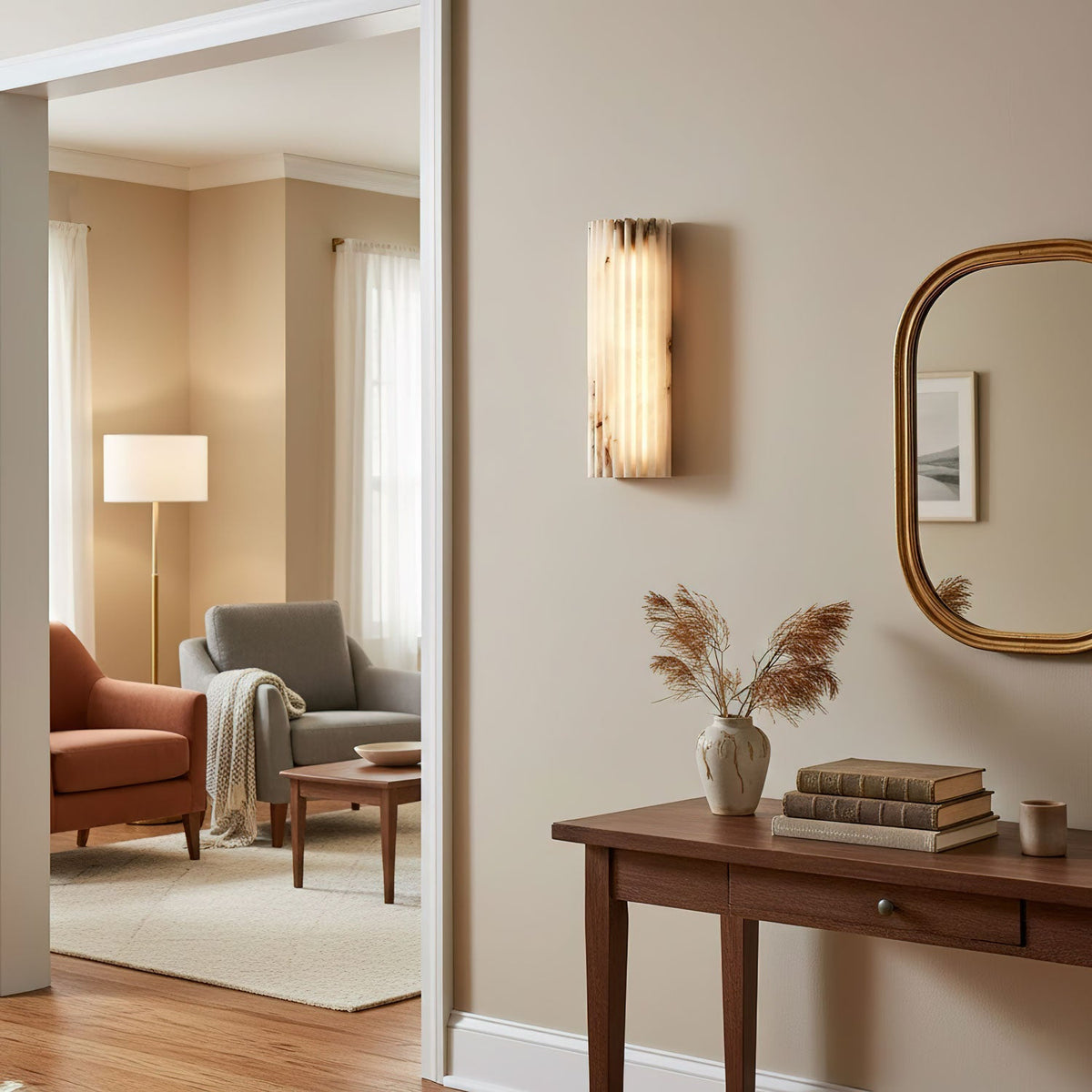 Vein Flute Wall Light