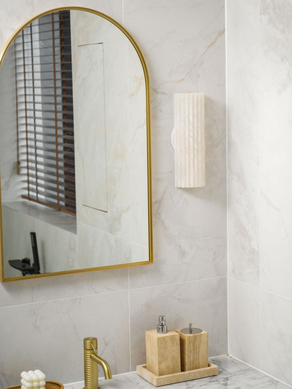 Vein Flute Wall Light