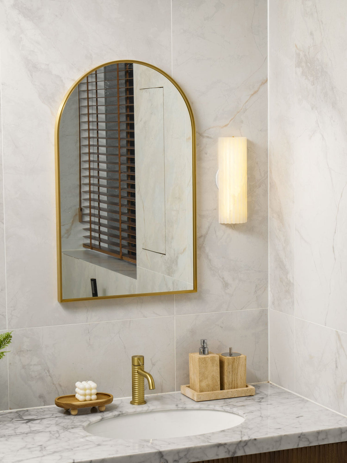 Vein Flute Wall Light