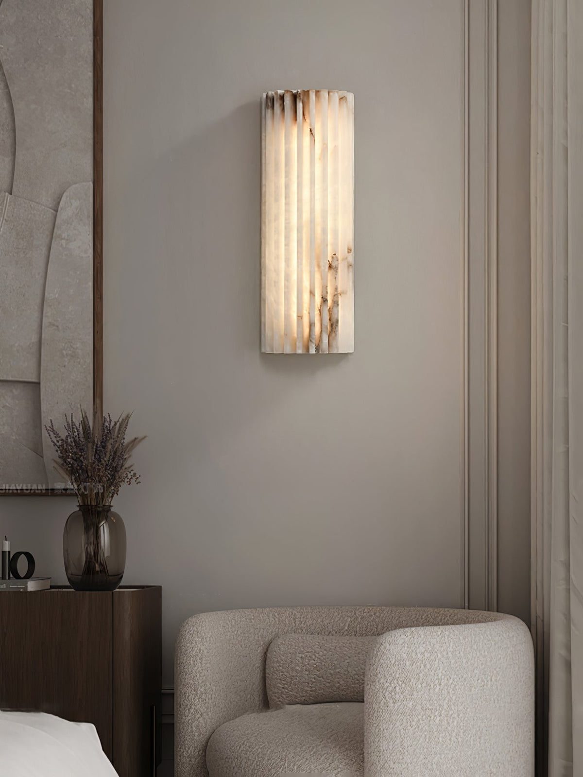 Vein Flute Wall Light