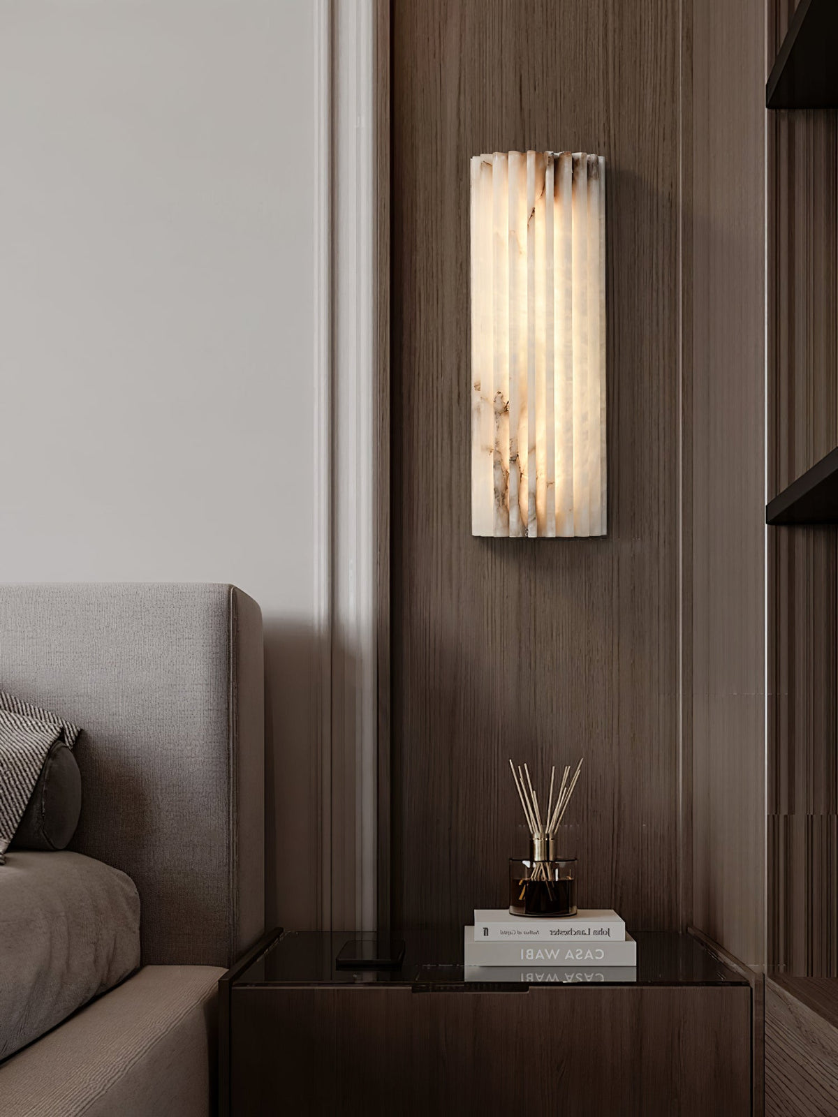 Vein Flute Wall Light