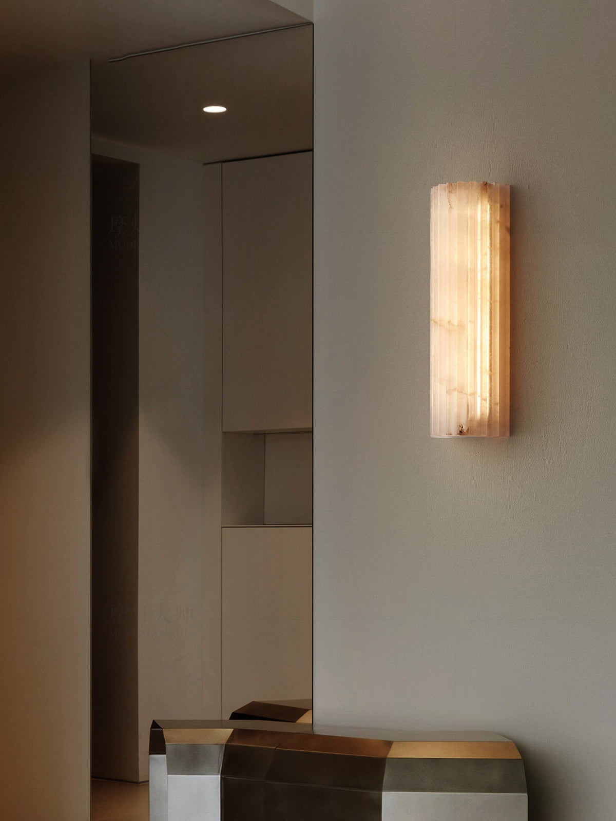Vein Flute Wall Light