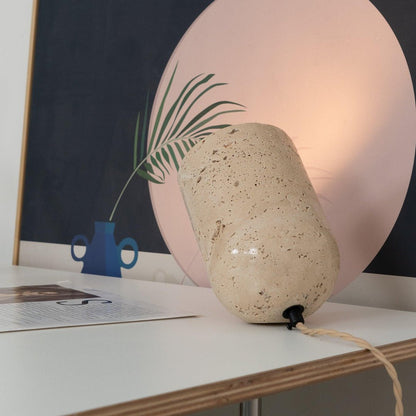 Tilt Stone Table Lamp