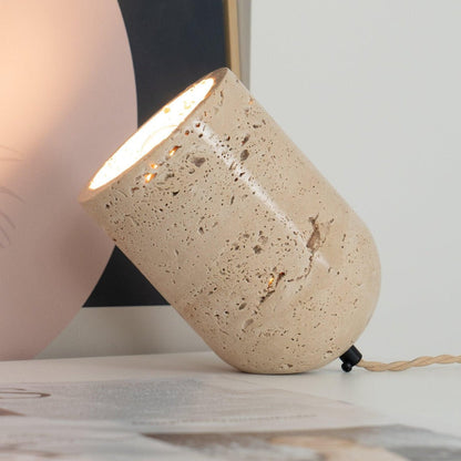Tilt Stone Table Lamp