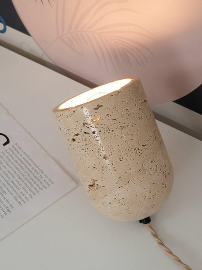 Tilt Stone Table Lamp