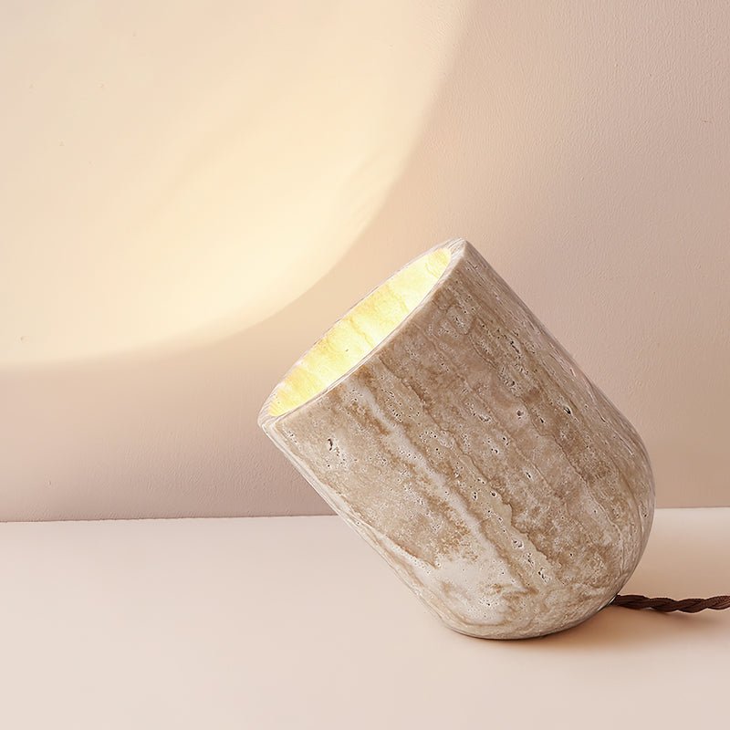 Tilt Stone Table Lamp