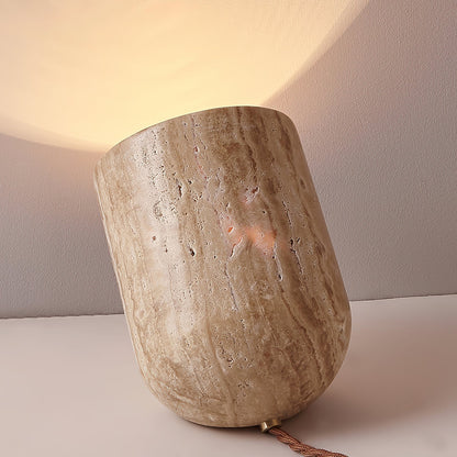 Tilt Stone Table Lamp