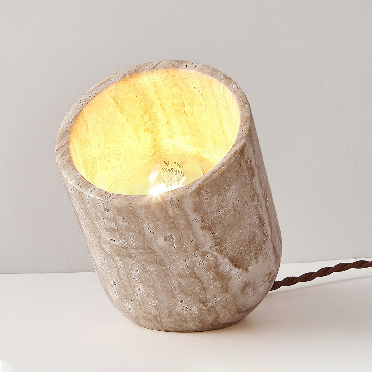 Tilt Stone Table Lamp