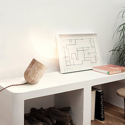 Tilt Stone Table Lamp