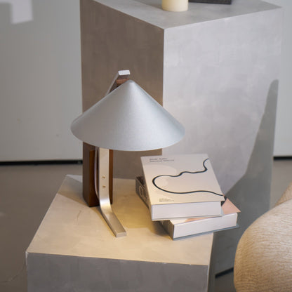 Angle Timber Table Lamp