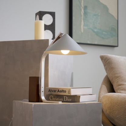 Angle Timber Table Lamp