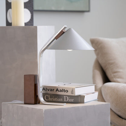 Angle Timber Table Lamp