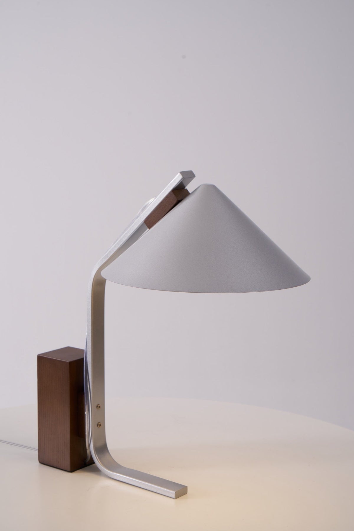 Angle Timber Table Lamp