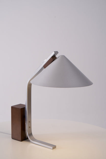 Angle Timber Table Lamp
