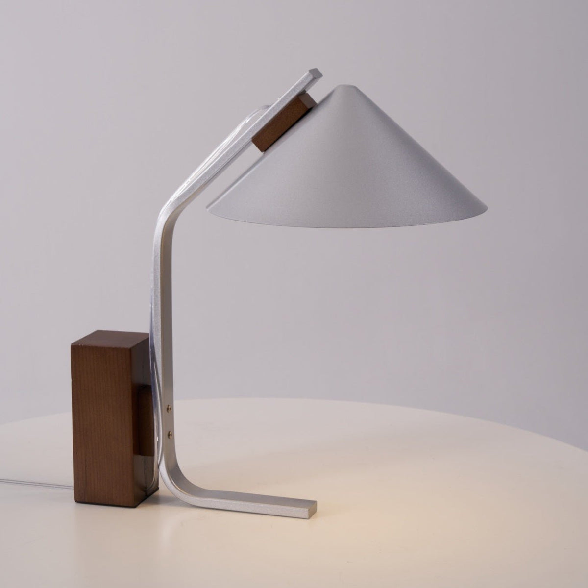 Angle Timber Table Lamp