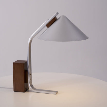Angle Timber Table Lamp