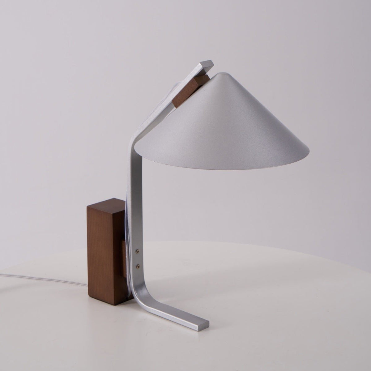 Angle Timber Table Lamp