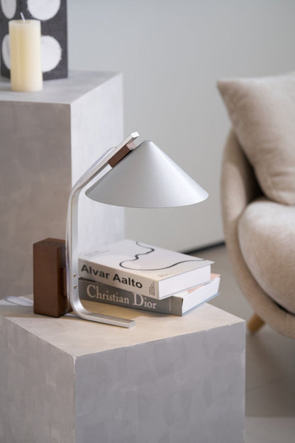 Angle Timber Table Lamp