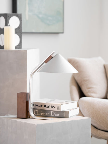 Angle Timber Table Lamp