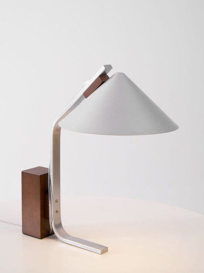 Angle Timber Table Lamp