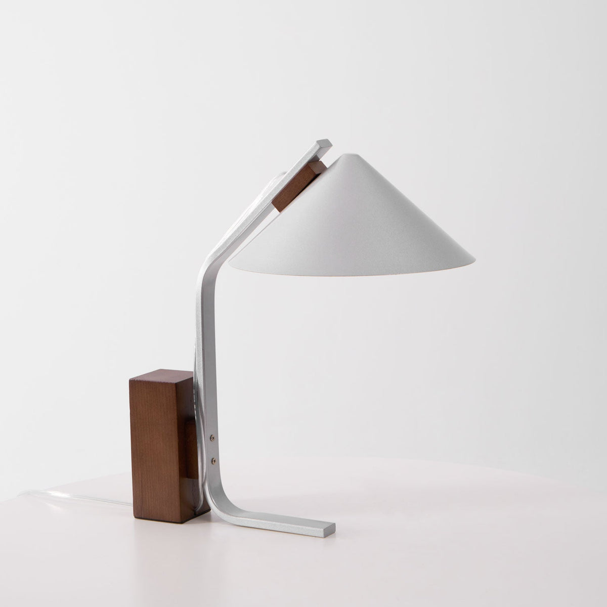 Angle Timber Table Lamp