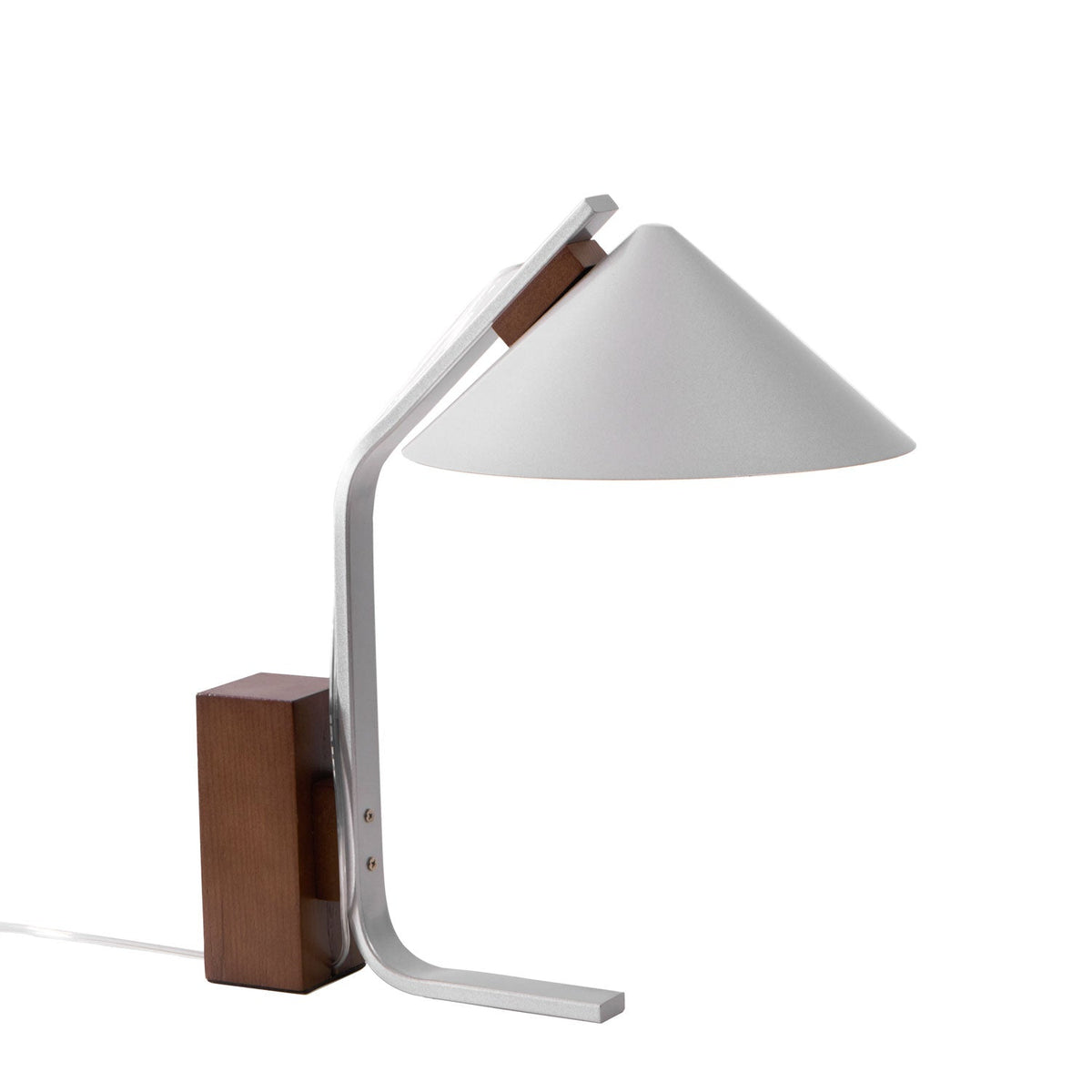 Angle Timber Table Lamp