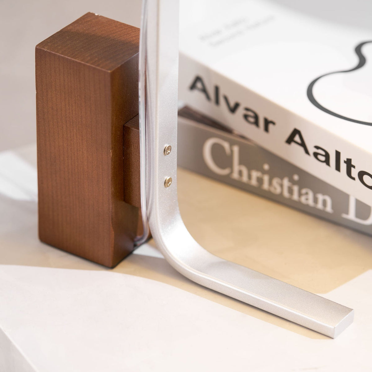 Angle Timber Table Lamp