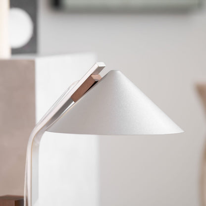 Angle Timber Table Lamp