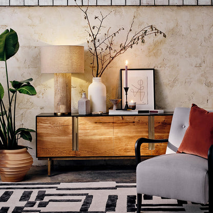 Dune Linen Table Lamp