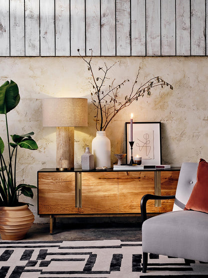 Dune Linen Table Lamp