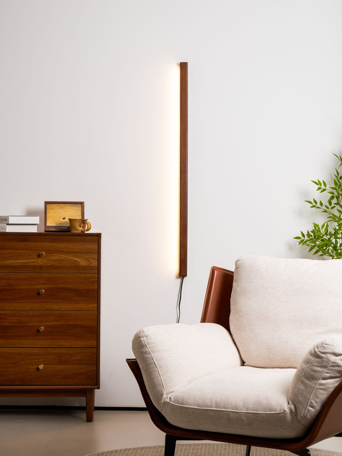 Fine Timber Plug-in Wall Light