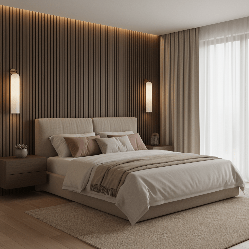 Clear Column Wall Light