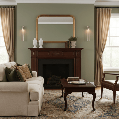 Clear Column Wall Light